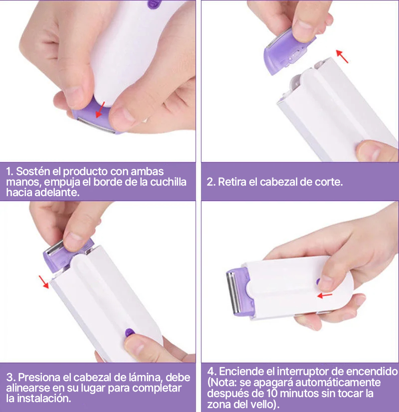Depiladora SmoothLiss Pro – Suavidad instantánea + 2 Cremas de Regalo