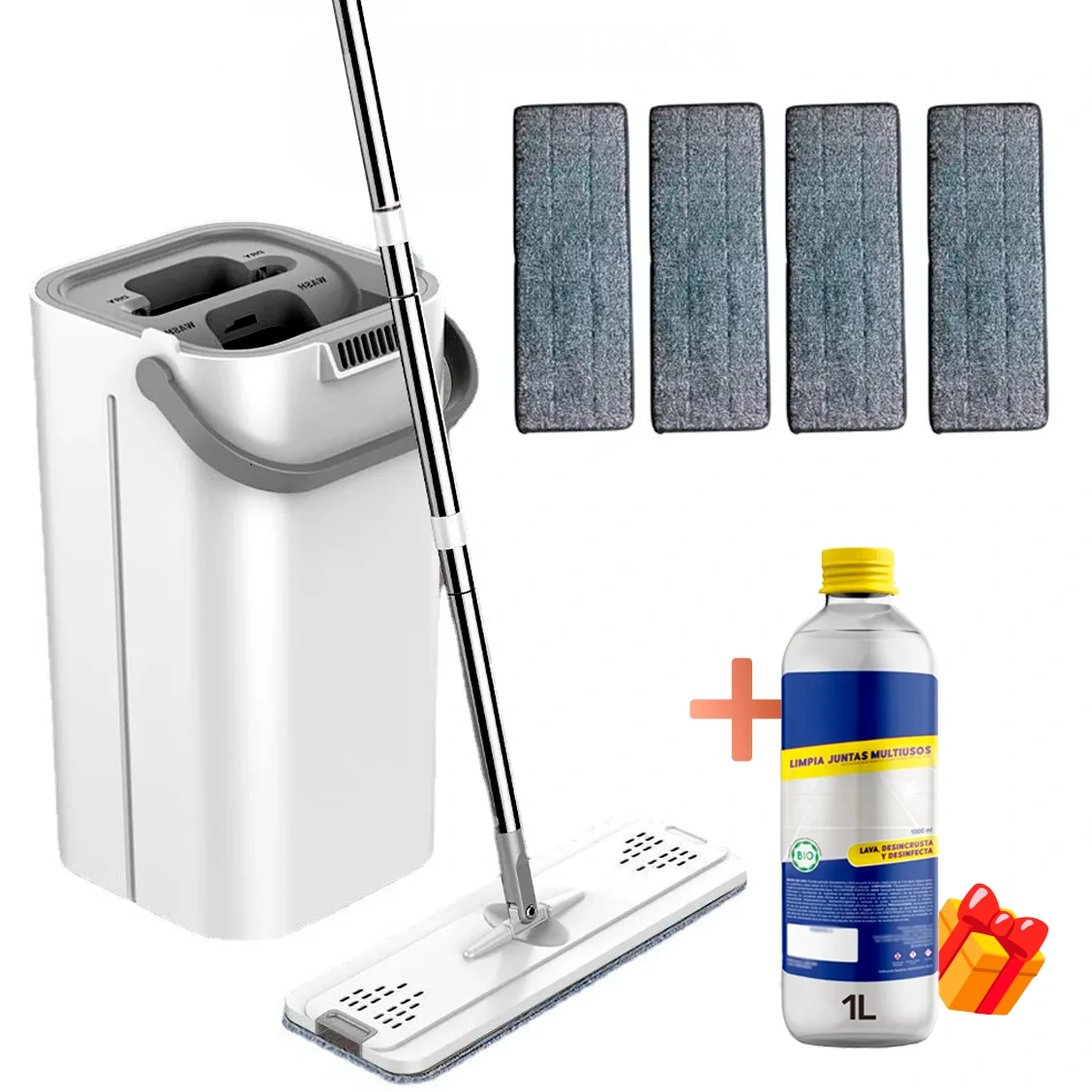Mopa Fregona ProCleam + 4 Refis de Repuesto + Regalo Exclusivo
