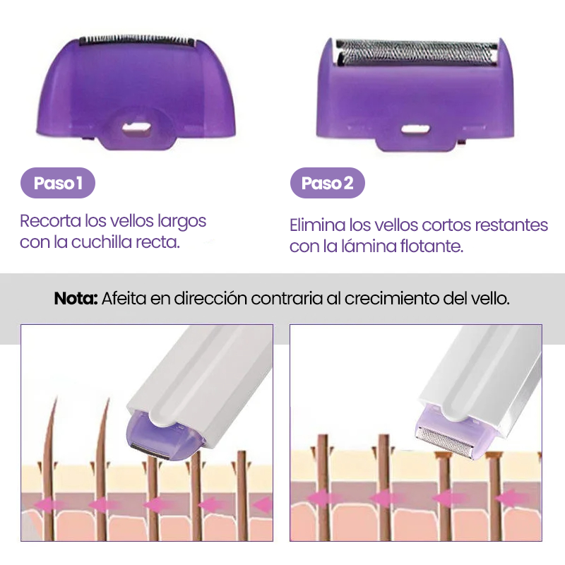 Depiladora SmoothLiss Pro – Suavidad instantánea + 2 Cremas de Regalo