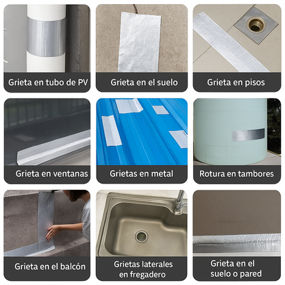 [COMPRA 1 LLEVA 2 + Regalo Extra🎁] Cinta Impermeable SuperFixa Pro 10cm x 5m – Repara al instante