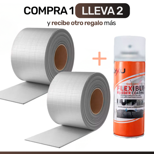 [COMPRA 1 LLEVA 2 + Regalo Extra🎁] Cinta Impermeable SuperFixa Pro 10cm x 5m – Repara al instante