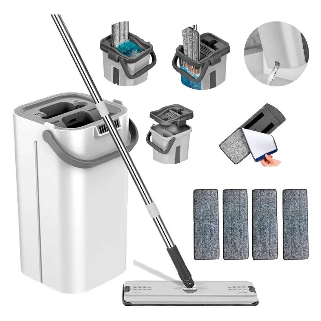 Mopa Fregona ProCleam + 4 Refis de Repuesto + Regalo Exclusivo